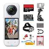 Insta360 X5 8K 360 Waterproof Action Camera (White) | 1/1.28