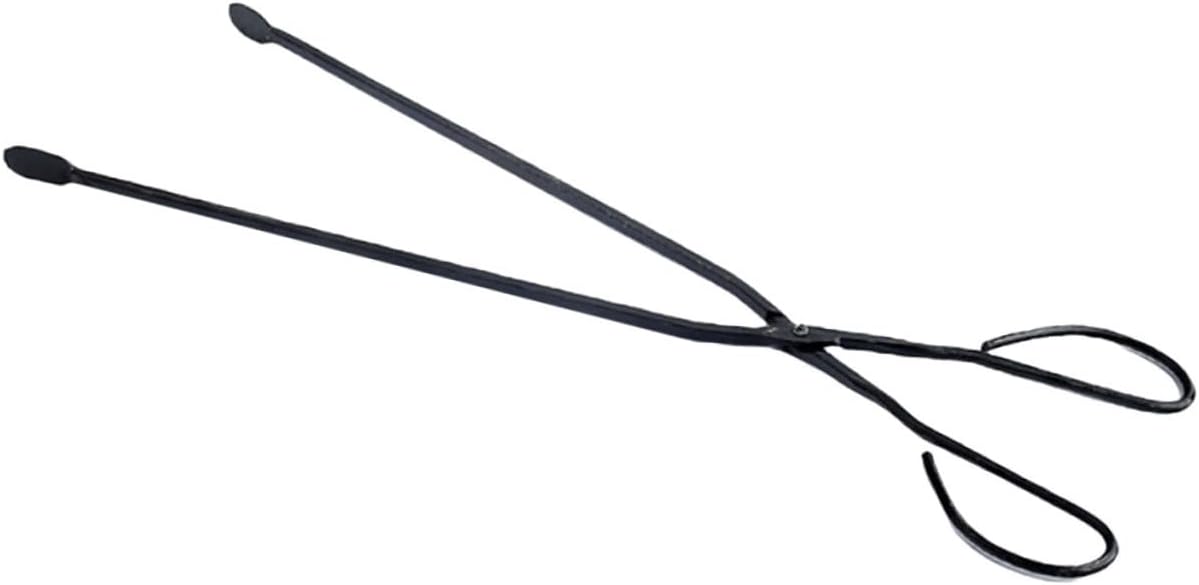 Angoily Portable Grill Charcoal Portable Camping Grill Household Tools Barbecue Charcoal Tongs Outdoor Barbecue Tool Fireplace Tongs Metal