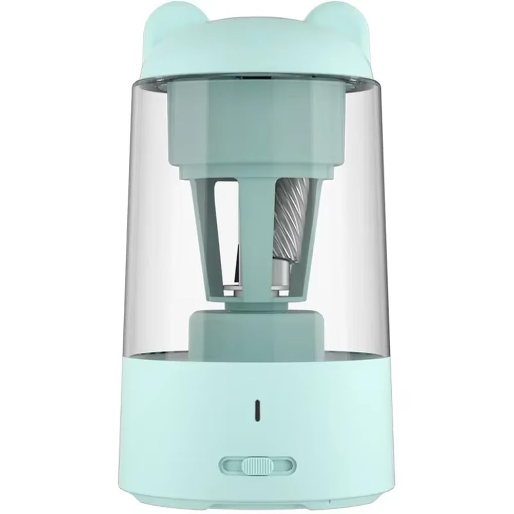 Taille-crayon électrique automatique bleu rechargeable pour enfant et école - 6