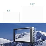 XBERSTAR 2pcs Explosion-proof Protective Highlight HD Film Screen Protector for DJI CrystalSky 5.5/7.85” Monitor (7.85