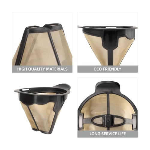 Kinlybo HOGA0886-1PCS-K Replacement Parts Cone Reusable Coffee Permanent Filters Compatible thumb #5