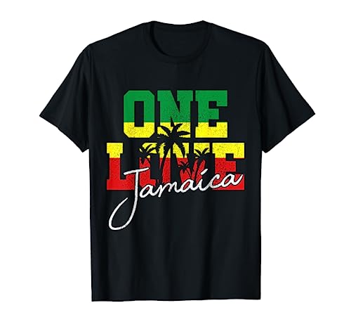 Jamaica Reggae Musica Rastafari Africa Rasta Regalo Maglietta