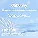 OHRAIN Long Sleeve Sun Skin Coat for Women UPF 50+ UV Protection Long Hoodide Full Zip Cooling Trench Outdoor Hiking SLC3M384 (Black)