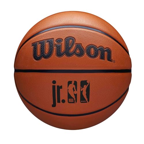 Balón Wilson JR NBA para partidos de baloncesto con amigos en el parque