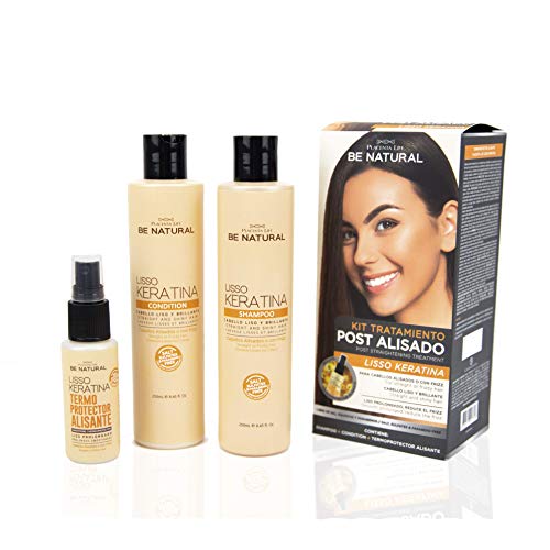 Be Natural, Lisso Keratina, Tratamiento post alisado del cabello