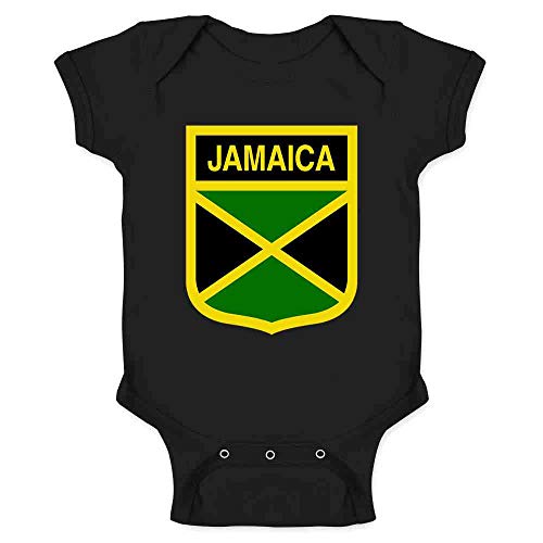 Image of Pop Threads Jamaica Soccer Football National Team Crest Baby Toddler Kids Girl Boy T-Shirt
