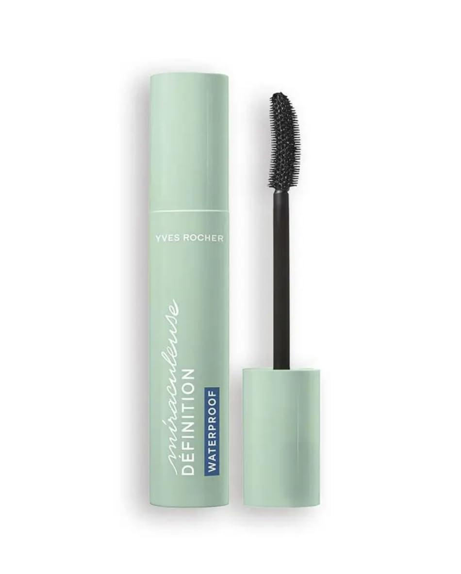 Yves Rocher Miraculeuse Définition Waterproof Mascara Curling Lengthening Perfectly Distributed Voluminous Lashes Instant x2 Eye-Opening Effect 7.8 ml