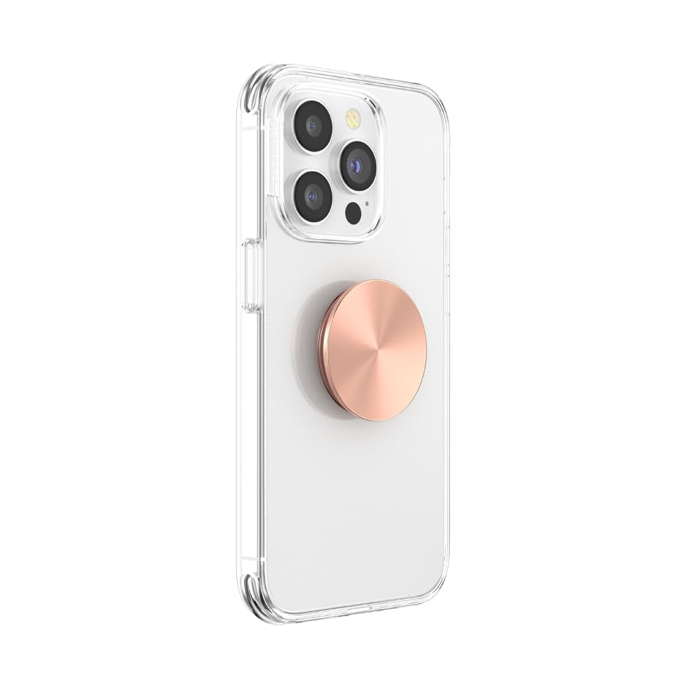 PopSockets: PopGrip - Rozkładany uchwyt i podstawka do telefonów oraz tabletów z wymiennymi krążkami PopTops - Aluminum Nigiri
