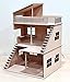 StonKraft Wooden Doll House Dollhouse - Home Decor, Construction Toy, Modeling Kit, School Project - Easy to Assemble 3D Puzzle