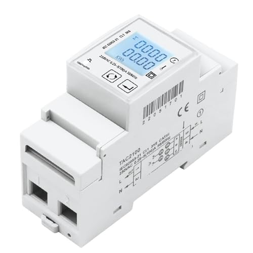 Compteur d'énergie monophasé 100 A grand écran multifonction rétroéclairé - 4