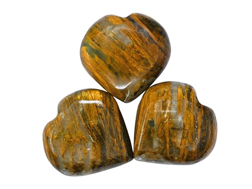 Image of Crystal Heaven Certified Nellite Heart Palm Pebbles Stones For Anxiety Stress Relief Massage - Aaa Grade Original Healing Gemstone Agate Heart Palm Stone For Yoga Meditation Spiritual