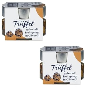 Casa Zarrella Trüffel-Carpaccio 40g – 2er Pack - Hauchdünn Gehobelter Sommertrüffel in Olivenöl – Edler Geschmack für Pasta, Fleischgerichte & Salate