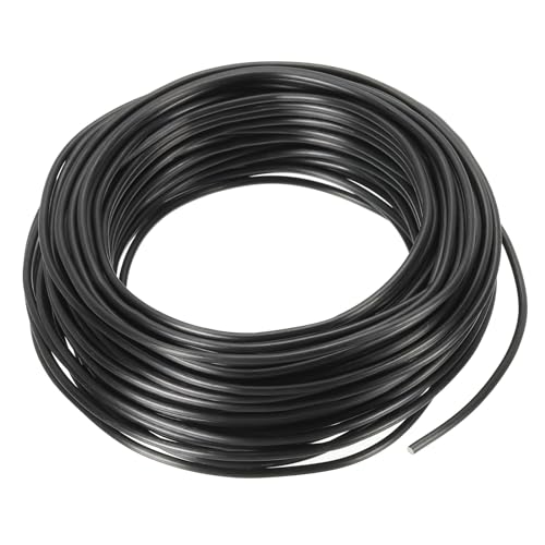 PATIKIL 2.5mm x 60ft Bonsai Training Wire,Floral Wire Stems Anodized Aluminum Tree Wire for Gardening Branch Fixing,Black