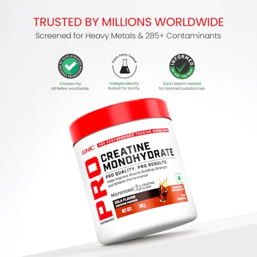 Image of GNC Creatine Monohydrate PRO Performance Powder | 3g, Micronized | 100g