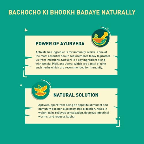 Image of Aptivate 100% Ayurvedic Syrup - Appetite stimulant for children - helps Boost Immunity Naturally - (Pineapple flavour, 175ml)