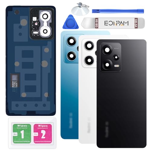 Vitre arrière Xiaomi Redmi Note 12 Pro 5G pour remplacer un dos brisé avec lentille de caméra
