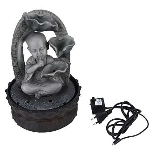 Fonte de Cachoeira de Mesa Buda, Decoração Interior Relaxante para Meditação Fengshui, Kit Cachoeira