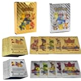 🎁【Perfektes Geschenk】Glitzernde Goldfolienkarte, passende exklusive goldene Deck box Verpackung, mit einem schönen und luxuriösen Aussehen, wird Ihre Kinder oder Freunde als Geschenk überraschen.