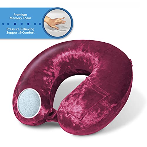Almohada de espuma viscoelástica 32 cm x 11 cm con funda suave miniatura 4