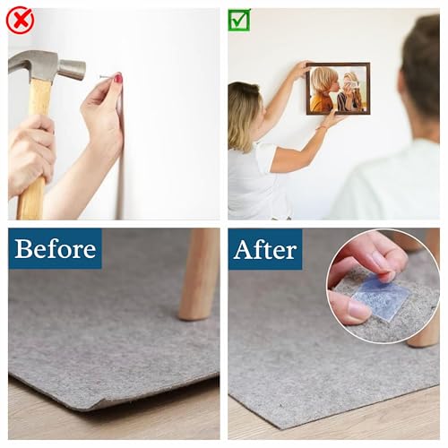 Image of UNIDSC Heavy Duty Double Sided Tape 3 Meter, Strong Adhesive Mounting Tape, Waterproof, Removable, Reusable, Wall Hanging, Multi Surface Use (1 PACK)