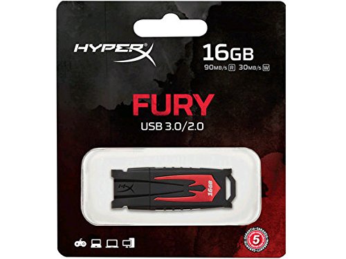 Kingston USB3 16gb hyperx fury r/w 90/30mb/s hxf30/16gb (740617232820)