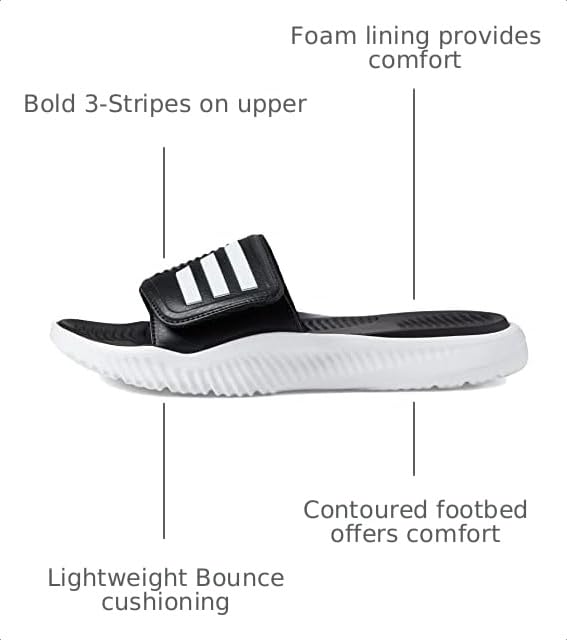 Image of adidas Unisex Adult Alphabounce 2.0 Slide Sandal
