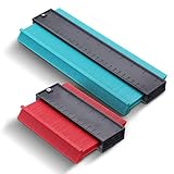 Funktion und Merkmale: Multifunktionales Konturmessgerät, sowohl in Zoll- als auch Zentimetermessungen erhältlich. Größenmarkierung auf beiden Seiten und beide Seiten sind verfügbar.Einfache und präzise Markierung für Ecken und andere unregelmäßige Konturen. High-Definition-Markierungen für eine schnelle und genaue Reichweite. Mit einer Präzision von 0,1 cm können präzise Schnitte markiert werden.