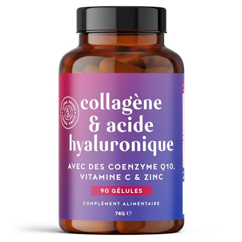 Alpha Foods Collagène Marin + Acide Hyaluronique 90 Gélules