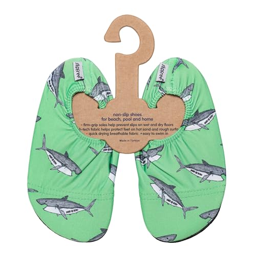Slipfree Barefoot Water Shoes for Girls and Boys | Quick-Dry Kids Swim Shoes for Beach & Pool | Non Slip Bottom Slippers | UV 801 Sun Protection | Skin Shoes for Swimming Surfing and Yoga | No Glue