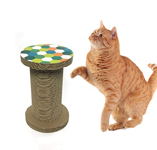 Rascador para gatos de cartón corrugado 10 pulgadas miniatura 1
