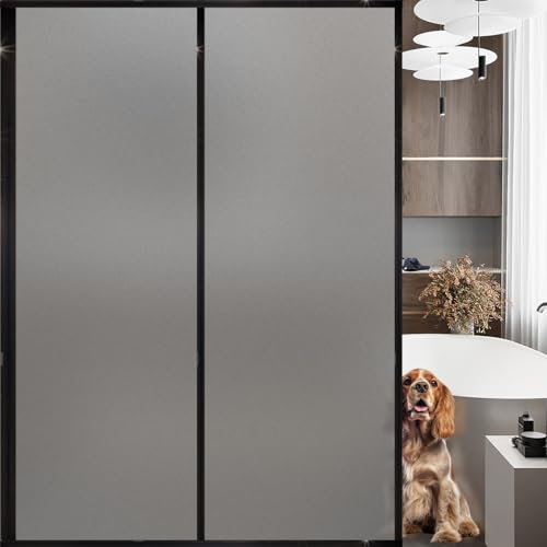 Vinilo decorativo para ventana privacidad gris 29.6 x 78.7 in miniatura 1