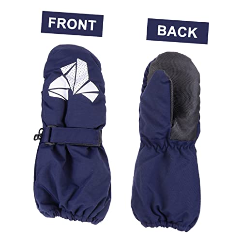 USHOBE 1 Par De Luvas De Esqui Infantis Luvas De Esqui Luvas De Inverno Snowboard Equipamentos Ao Ar