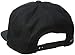 RVCA mens Commonwealth Snapback Hat Baseball Cap, Black/White, One Size US