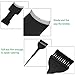 Mudder 4 Pcs Balayage Highlighting Board and Brush Kit 1 Hair Dye Brush and 3 Balayage Highlighting Board with Teeth Black Hair Dye Comb for Women Hairstylist Accessories