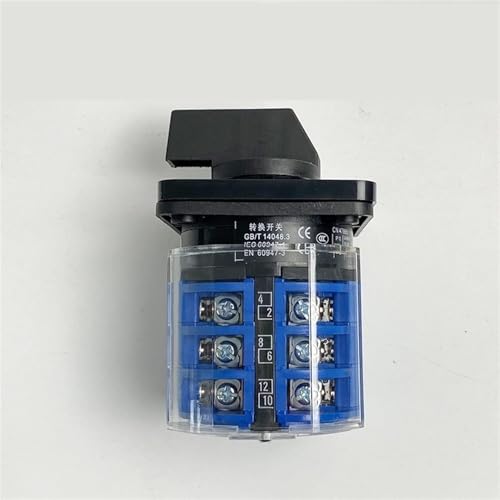 Commutateur à came rotatif LW26-32/3 à 3 pôles 660V 32A avec couvercle de protection