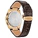 Citizen Men's Eco-Drive Modern Eco Watch, Rose Gold-Tone Stainless Steel Case, Brown Leather Strap, Chronograph (Model: CA4583-01E)