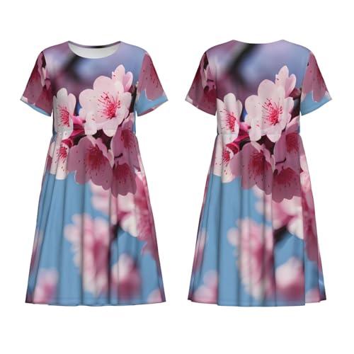 Robe d'été fleurs de cerisier fluide pour affronter la chaleur avec style