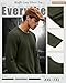 Evervibe 3 Pack Men's Big and Tall Long Sleeve Shirts, Waffle Crew Neck Thermal Underwear Tops Lightweight Casual Undershirts(Black, Gray, Army Green,3X-Large)
