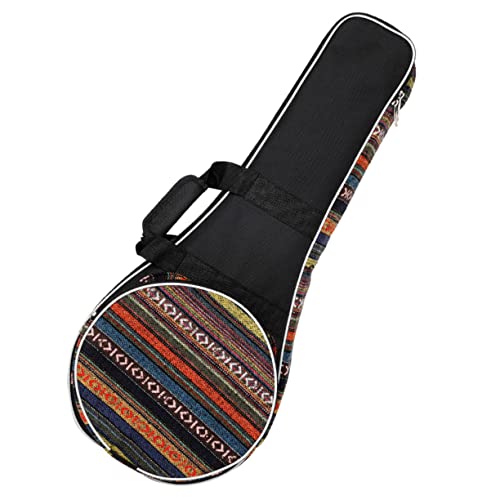 Alasum マンドリンバッグ ナショナルスタイルバッグ 全国 マンドリンケース 旅行袋 ファブリック f リュック リュック バックパック 収納袋 編み物