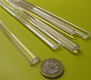 Acrylic Extruded Half Round Rod .500
