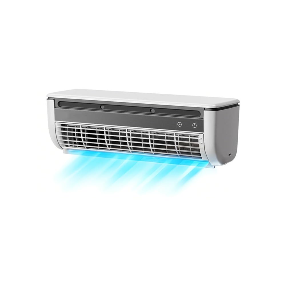 No Drilling Kitchen Wall Air Conditioner Fan, Ductless Portable Air Conditioners No Windows Needed, 2025 New Wireless Charging Air Conditioner, with 3 Cool & Fan Speeds, 10s Instan image 7