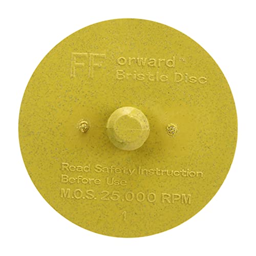 Image of 2-inch Disc, Die Grinder Sanding Disc Rod Attachment Abrasive Coating Removal Disc Silicon Carbide Burrs Disc Grit Abrasive Disc for Vehicle Maintenance (Yellow)