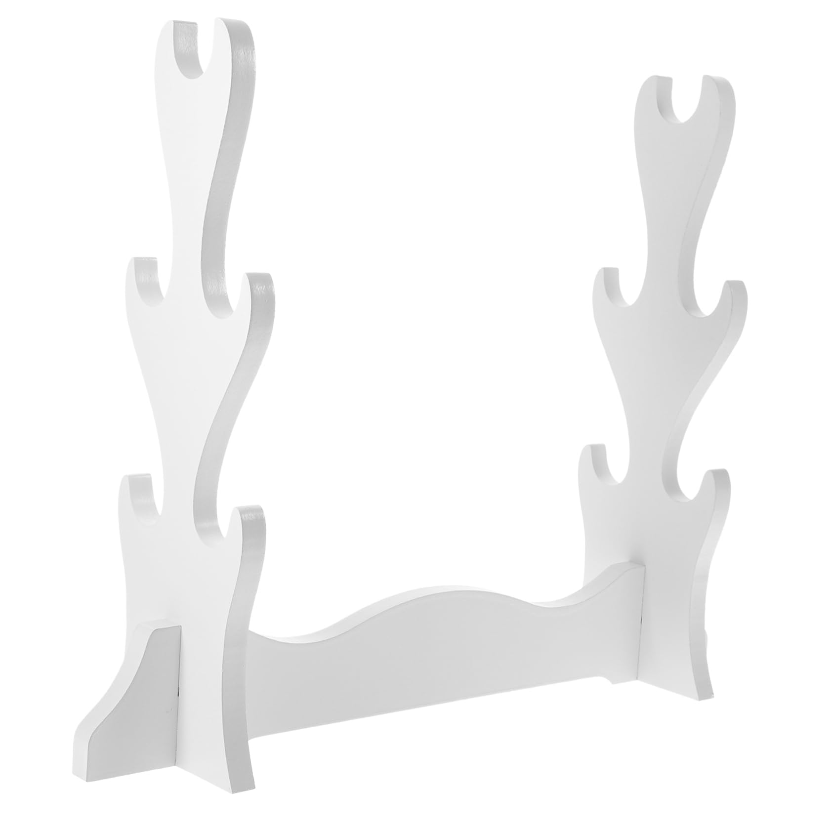 MUELODSIC Wooden Sword Stand Flute Display Holder Storage Rack Home Decor Organizer