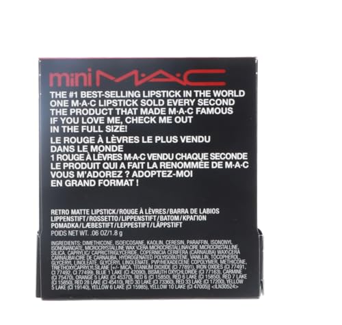 Image of M.A.C Women's Ruby Woo Matte Lipstick