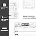 ALEZEL Dry Erase Menu Board for Fridge Magnetic, Weekly Meal Planner Whiteboard Set for Refrigerator - Menu White Board for Kitchen with Conversion Chart & List Board, 3 Markers + Eraser