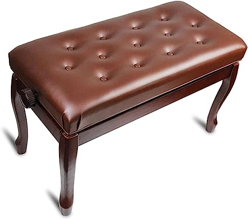 GTHTUHFD Taburete De Piano para Banquete Familiar, Taburete De Tocador, Banco De Piano Deluxe Duet Artist, Taburetes De Teclado con Elevación Hidráulica con Asiento Acol