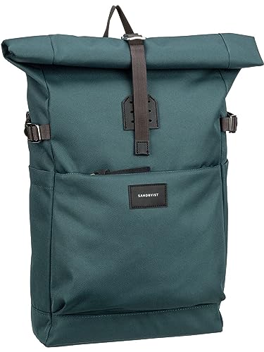 Sandqvist Ilon Rolltop Backpack / Daypack, Steel blue, One Size