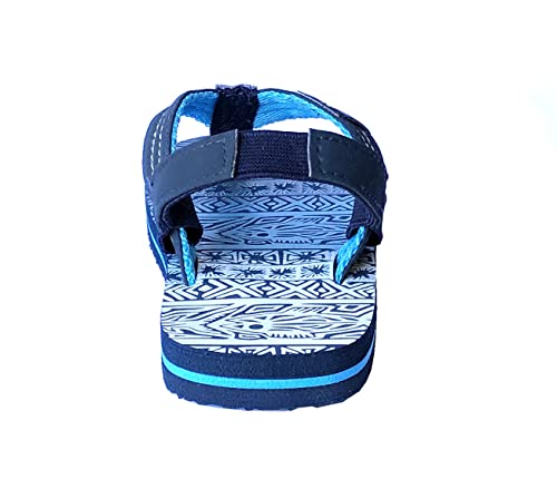 Image of REDVOLUTION New Boys' Beach Sandal TRIBAL Tattoo | Geometric Bali Flip-Flop Sandals