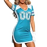 Fussball WM 2026 Fanartikel Elegantes Cosplay-Kleid im Cheerleader-Stil mit Rock (Green, One Size)