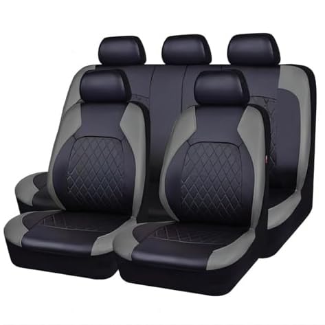 Car Seat Cover Sets for Suzuki Vitara (LY) 4.Gen 2015 2016-2021 2022, 9 Pcs Set Leather Car Seat Cushion Protectors Full Surround Waterproof Breathable Comfortable Interior Protector Accessories